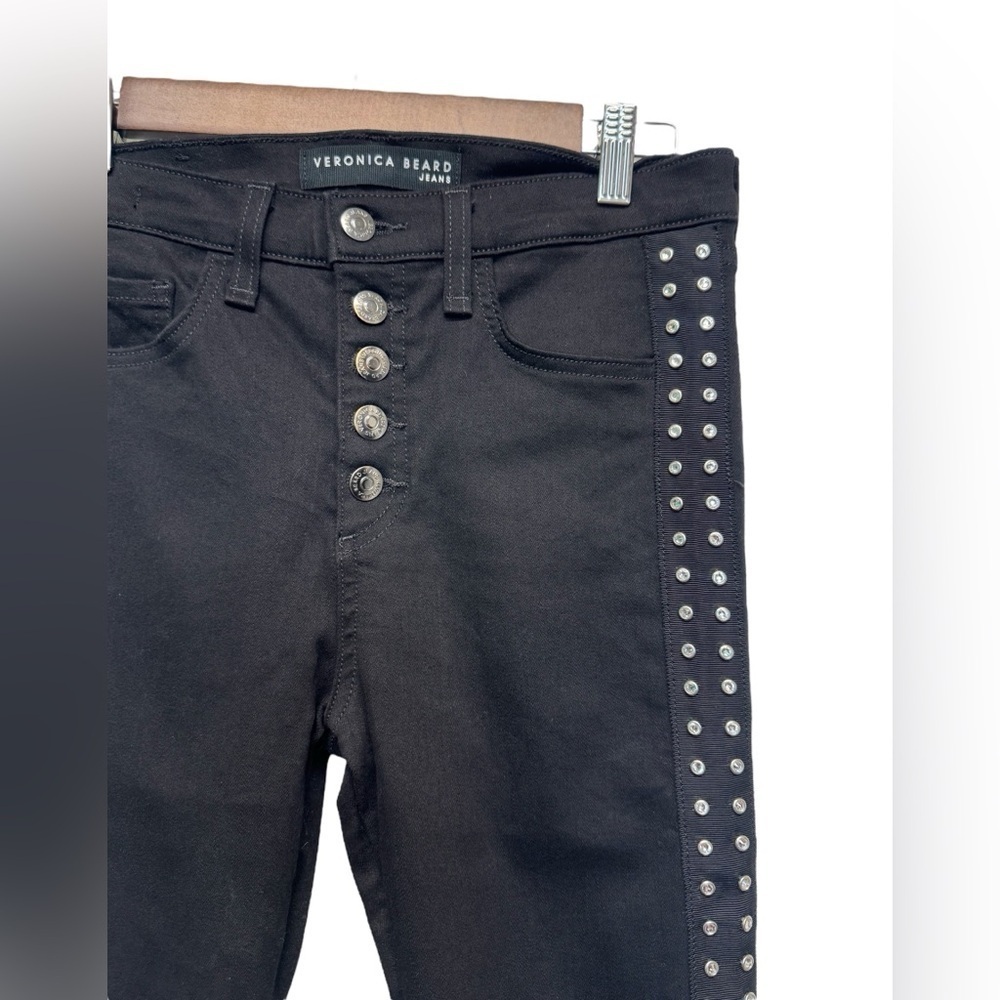 Veronica Beard Debbie's Rhinestone
Studded Jeans - Picture 4 of 12